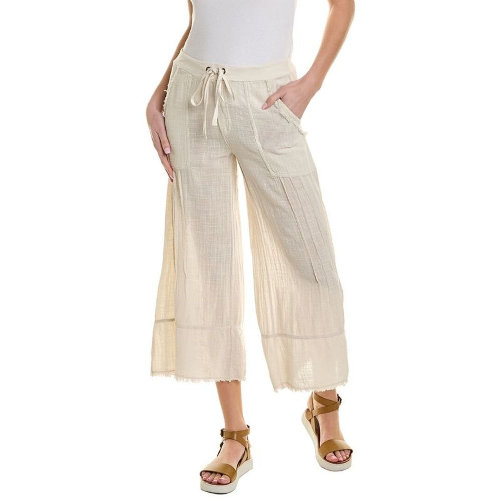 XCVI Cream Straight Leg Pants